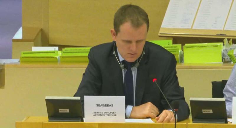 Aymeric Dupont – 格鲁吉亚当局针对候选国的采取的步骤不符合欧盟的期望 — 我们注意到在民主、人权和法治方面出现了严重的倒退。