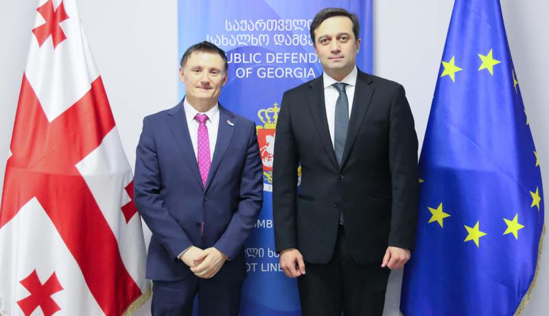 公设辩护人办公室：Levan Ioseliani  会见了联合国驻地协调员；他们讨论了人权保护的状况，以及正在进行的和已实施的立法变化。