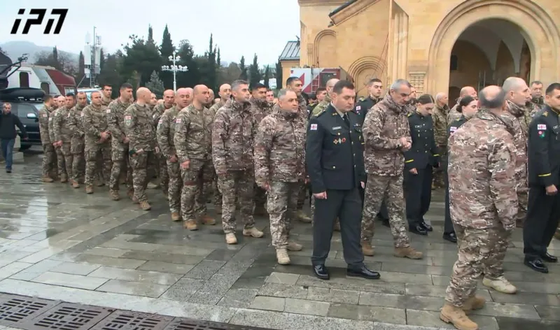 ილია მეორის ხსოვნას სამხედროებმა პატივი მიაგეს