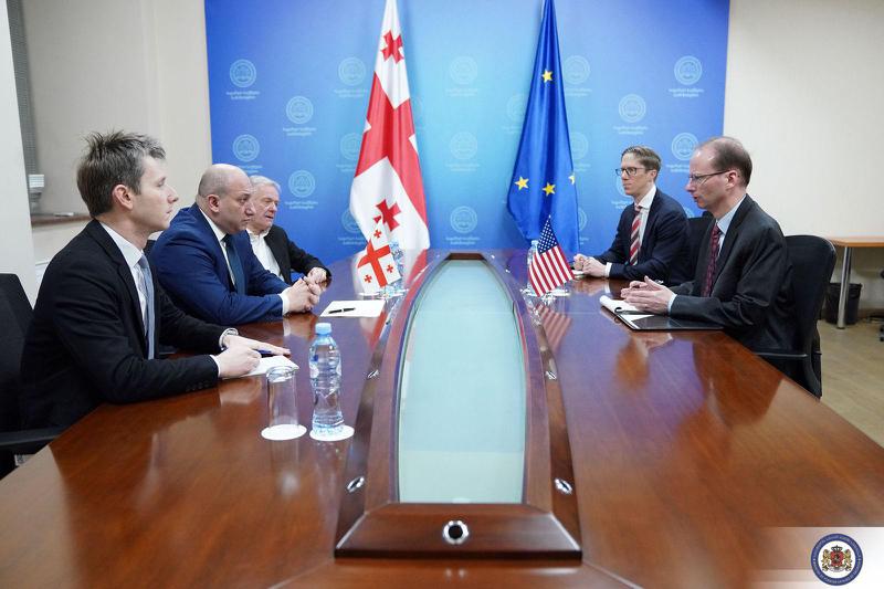 格鲁吉亚副外交部长会见美国临时代办