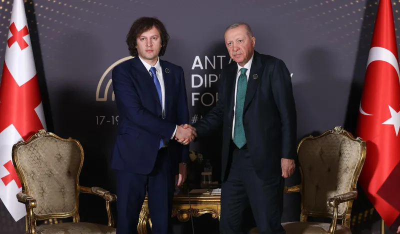 ირაკლი კობახიძე რეჯეფ თაიფ ერდოღანს შეხვდა