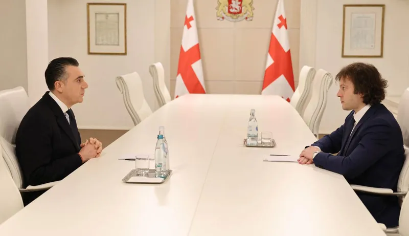 Irakli Kobakhidze meets with newly appointed Ambassador to the United Kingdom, Ilia Darchiashvili