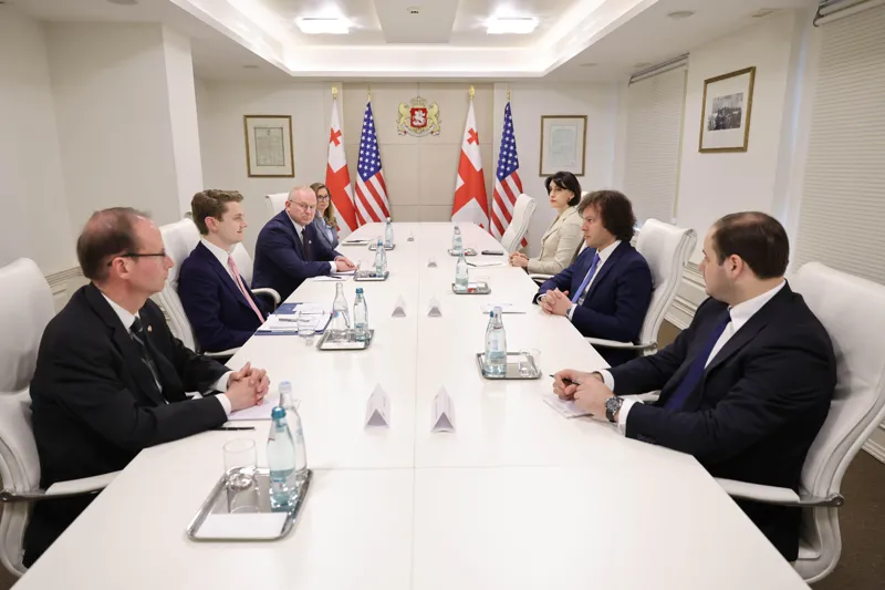Georgian Prime Minister Irakli Kobakhidze met with representatives of the United States Department of State