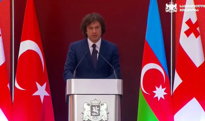Irakli Kobakhidze: The Baku–Tbilisi–Kars railway further connects Europe and Asia and strengthens the strategic importance of our region in the global trade and logistics network