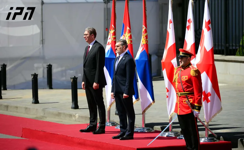 Official welcome ceremony held at Atoneli Palace for Serbian President Aleksandar Vučić