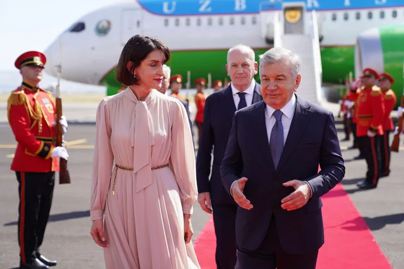 The President of the Republic of Uzbekistan visited Georgia