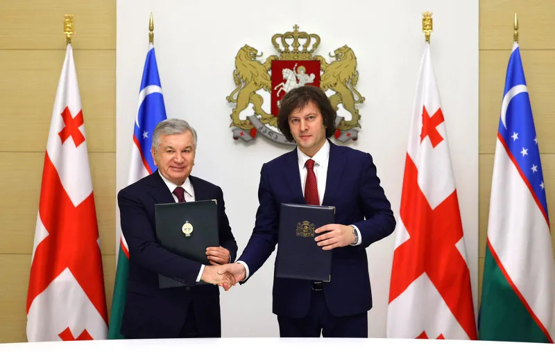 Strategic Partnership Agreement signed between Georgia and Uzbekistan