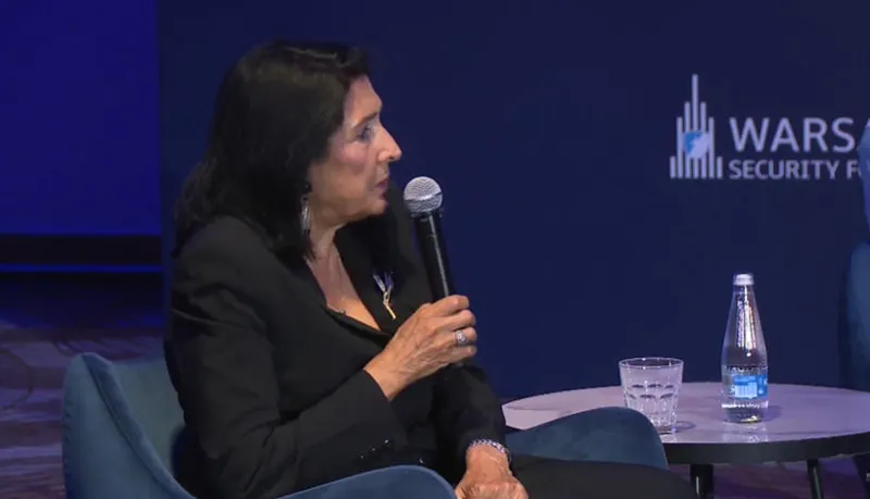 Salome Zourabichvili: My message to European partners is not to downplay what Russia is testing in Georgia—namely, hybrid warfare—where a scenario that once seemed impossible is suddenly becoming a reality