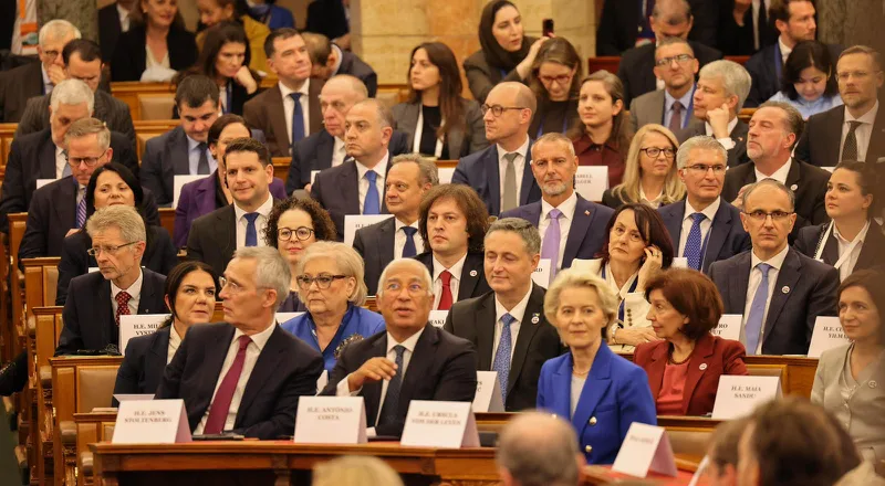 Irakli Kobakhidze attends 70th anniversary of Hungarian Revolution in Budapest at Péter Magyar’s invitation