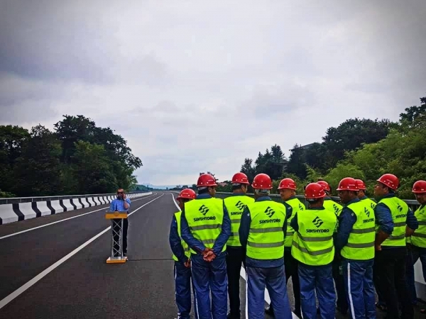 Opening ceremony for Kobuleti Bypass Road 