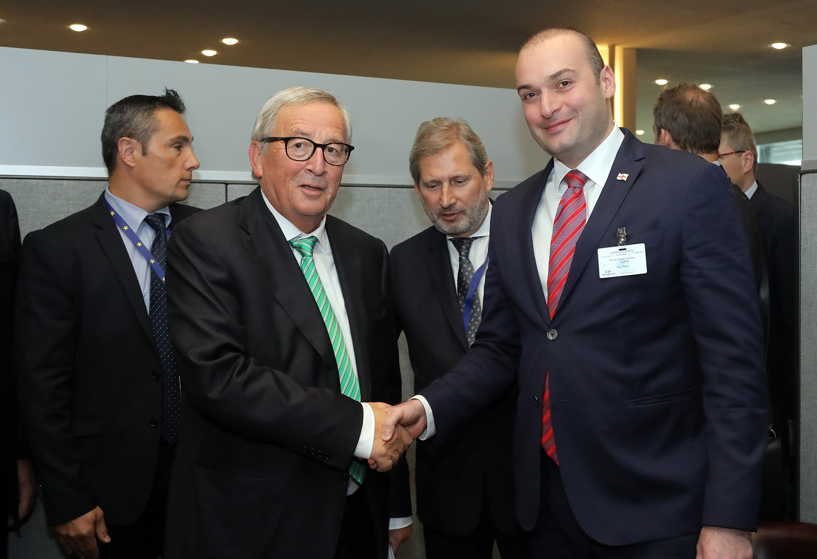 PM Bakhtadze to meet with Jean-Claude Juncker