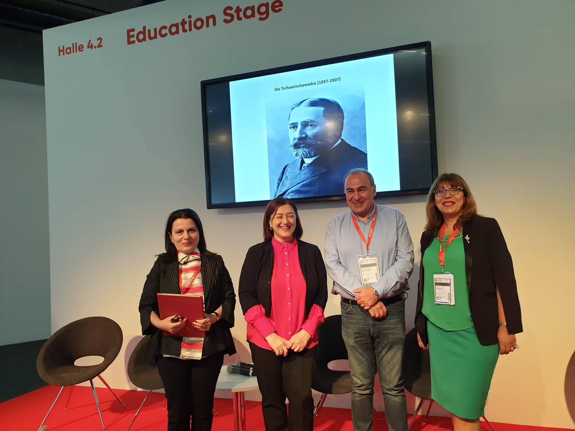 თსუ ფრანკფურტის წიგნის ფესტივალზე მკითხველის წინაშე ახალი გამოცემებით წარდგა