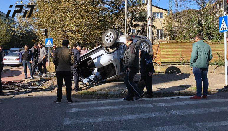 ქუთაისში ავარიის დროს ერთი ადამიანი დაშავდა