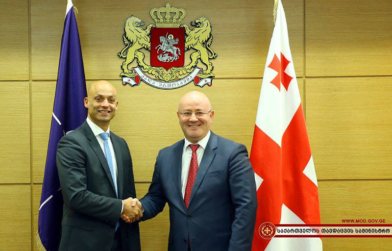 Levan Izoria, James Appathurai discuss Georgia-NATO relations