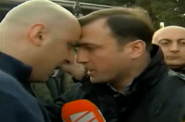 Clashes occur between Nika Melia and law enforcers in Kakheti