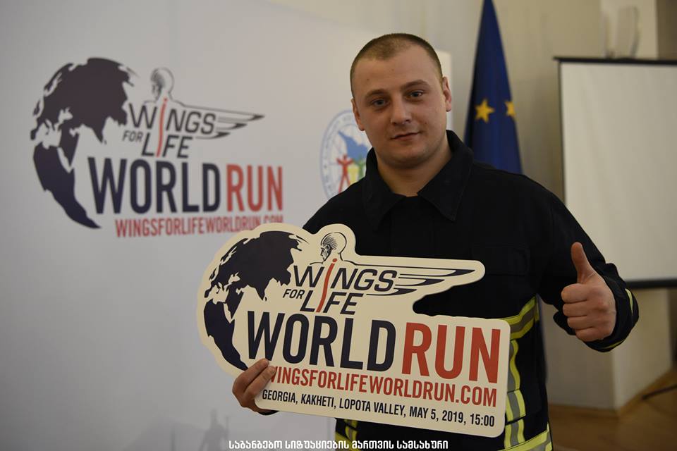 მეხანძრე-მაშველ ალექსანდრე შუკვანს World Run-ის კეთილი ნების ელჩის სტატუსი მიენიჭა