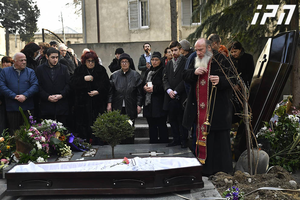 გურანდა გაბუნია დიდუბის პანთეონში დაკრძალეს