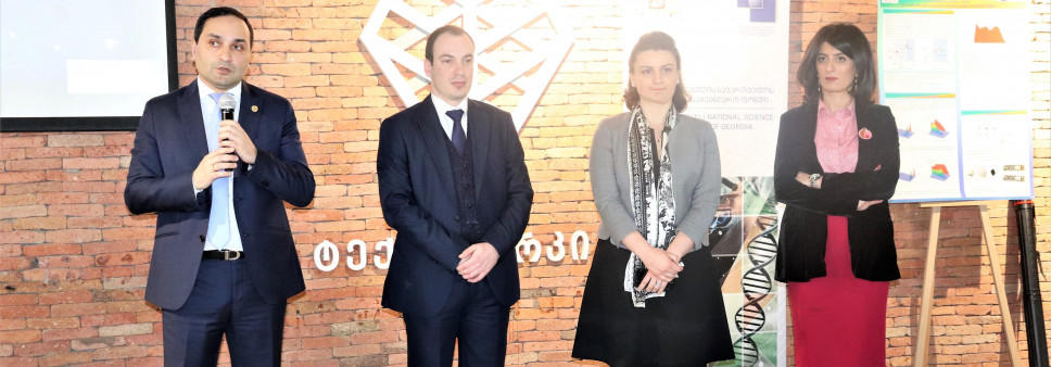 სახელმწიფო სამეცნიერო საგრანტო კონკურსის გამარჯვებულების საპოსტერო კონფერენცია გაიმართა