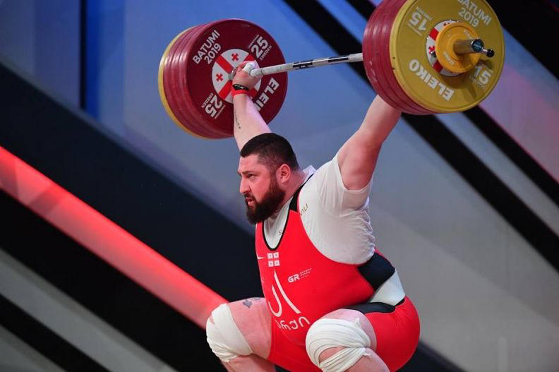Georgian weightlifter wins 3 gold medals at World Championships