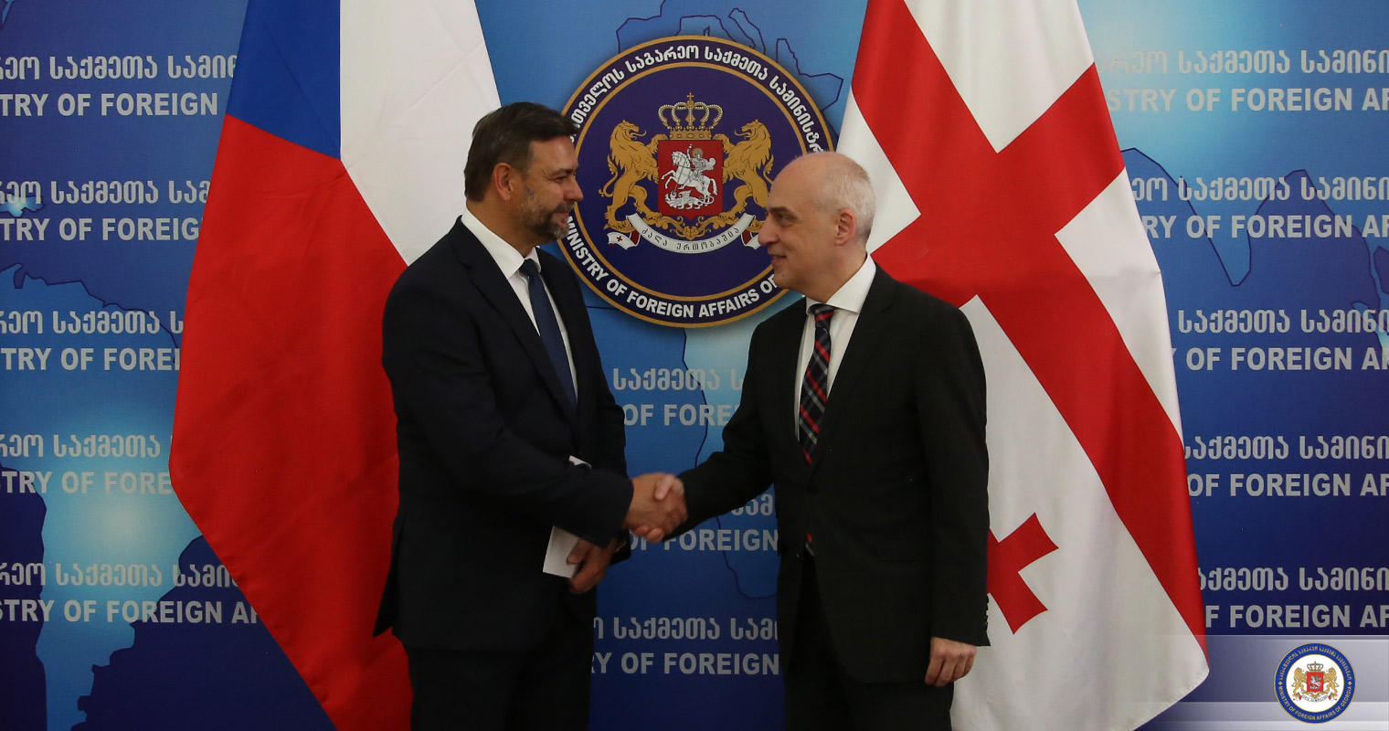 ჩეხეთის ელჩმა დავით ზალკალიანს რწმუნებათა სიგელების ასლები გადასცა