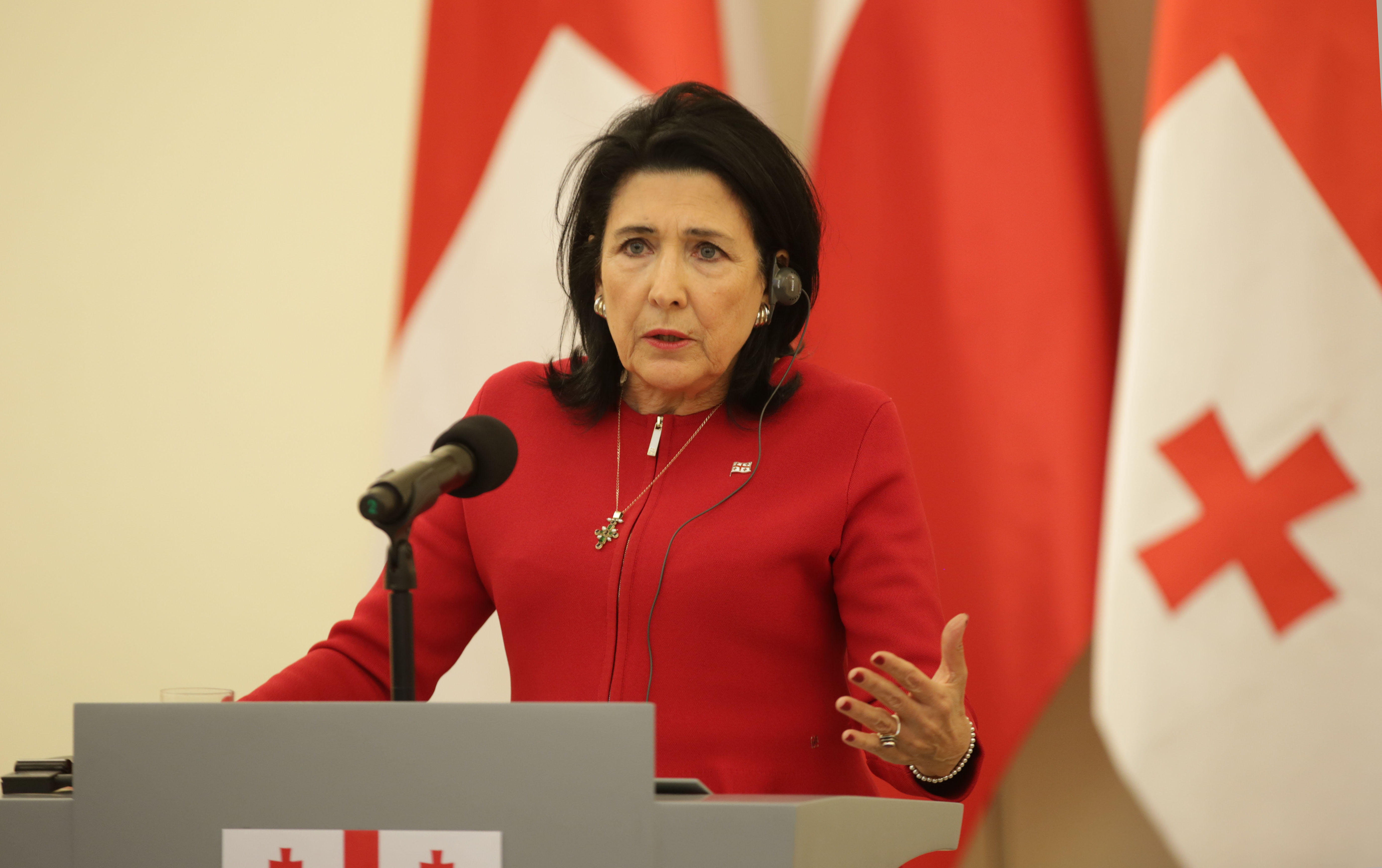 President : Saakashvili’s statements distort history and are an insult to our partner nations and leaders