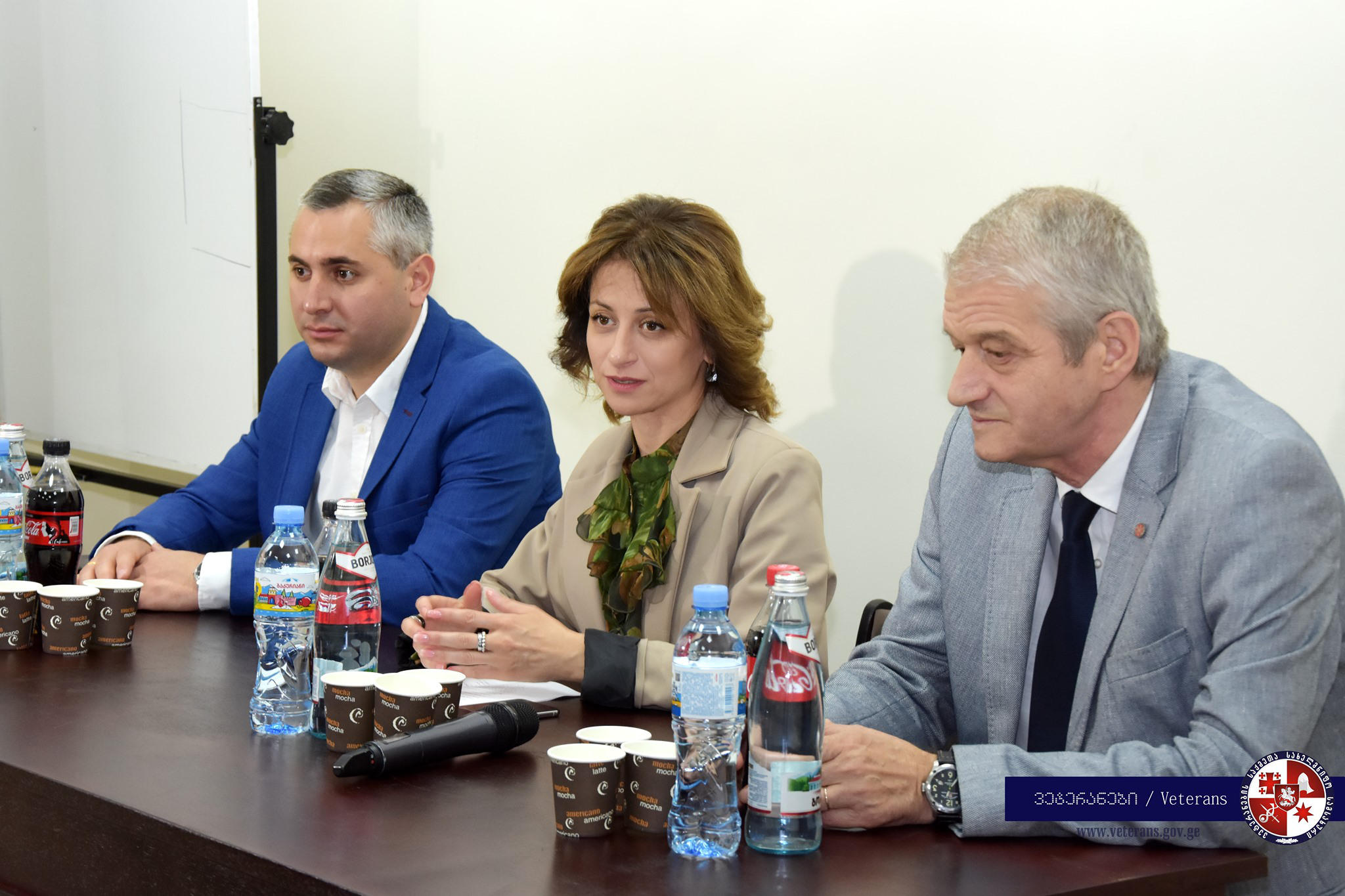 ეკატერინე ტიკარაძე ვეტერანების საქმეთა სახელმწიფო სამსახურს ესტუმრა