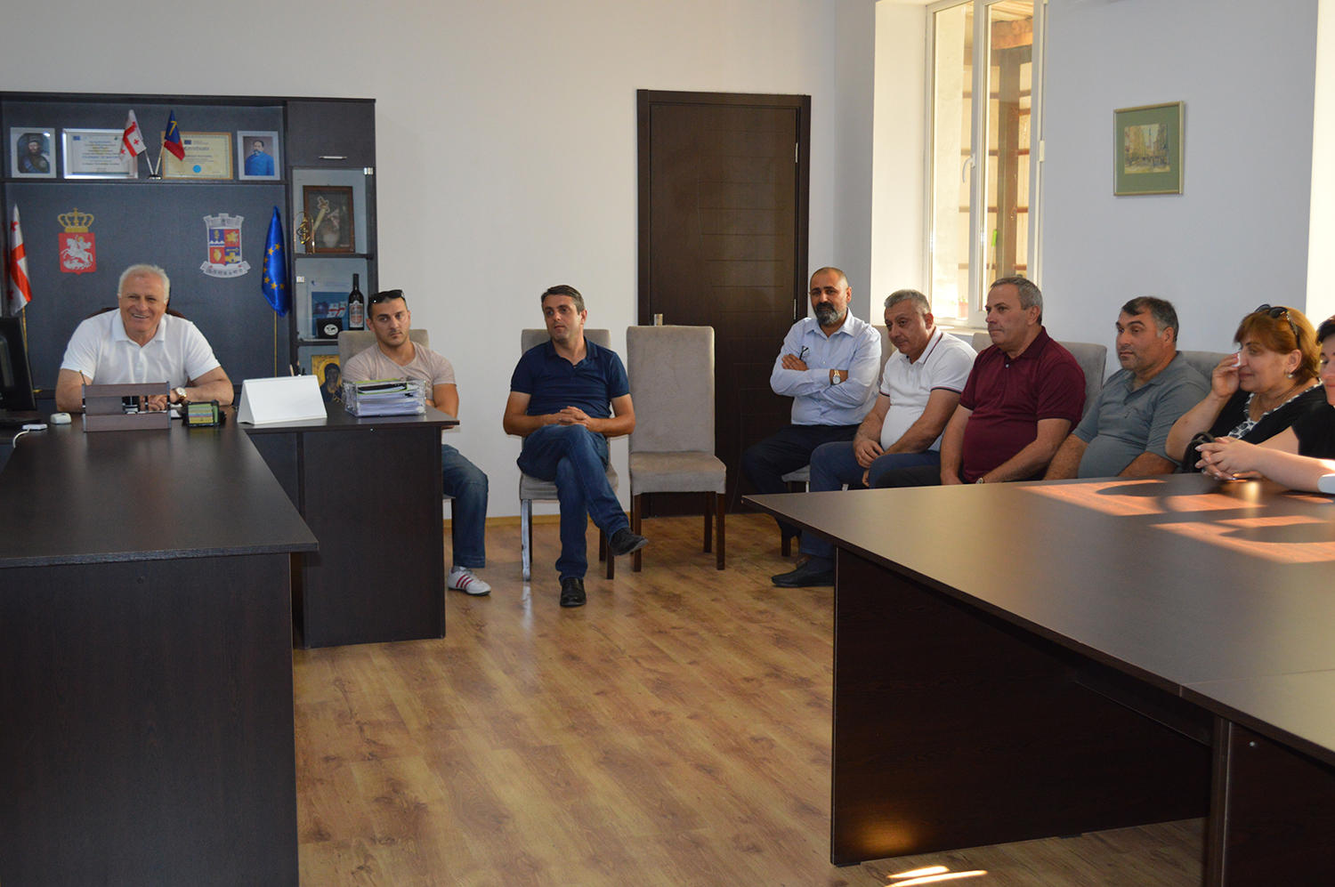 სიღნაღში სამუშაო შეხვედრაზე მიმდინარე ინფრასტრუქტურული პროექტები განიხილეს