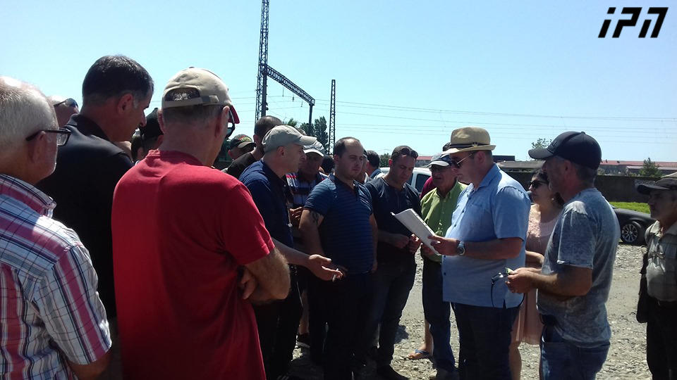 ფოთში შპს „ბარვილ ჯორჯიას“ თანამშრომლები გაიფიცნენ