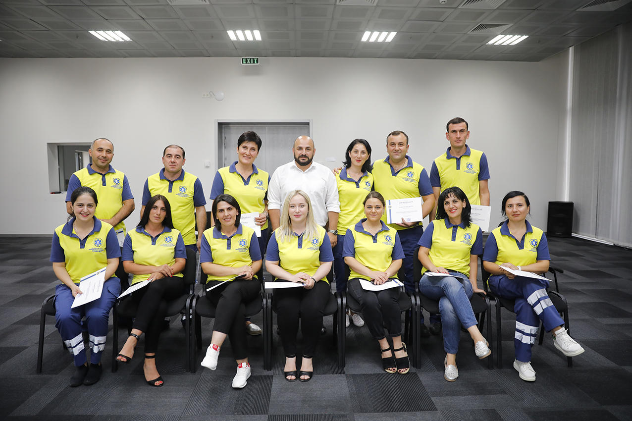 პარამედიკოსების მე-6 ჯგუფის მომზადება დასრულდა