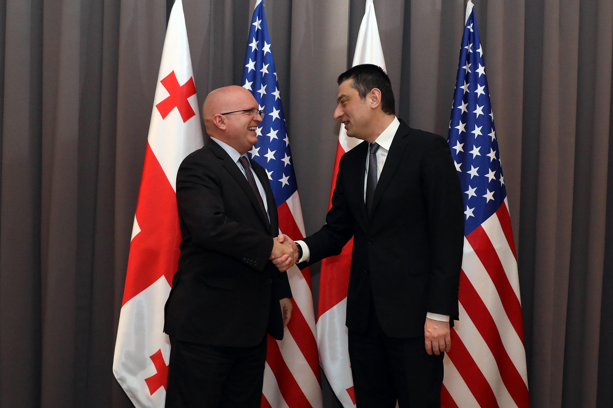 Giorgi Gakharia holds his first official meeting with acting US Assistant Secretary of State