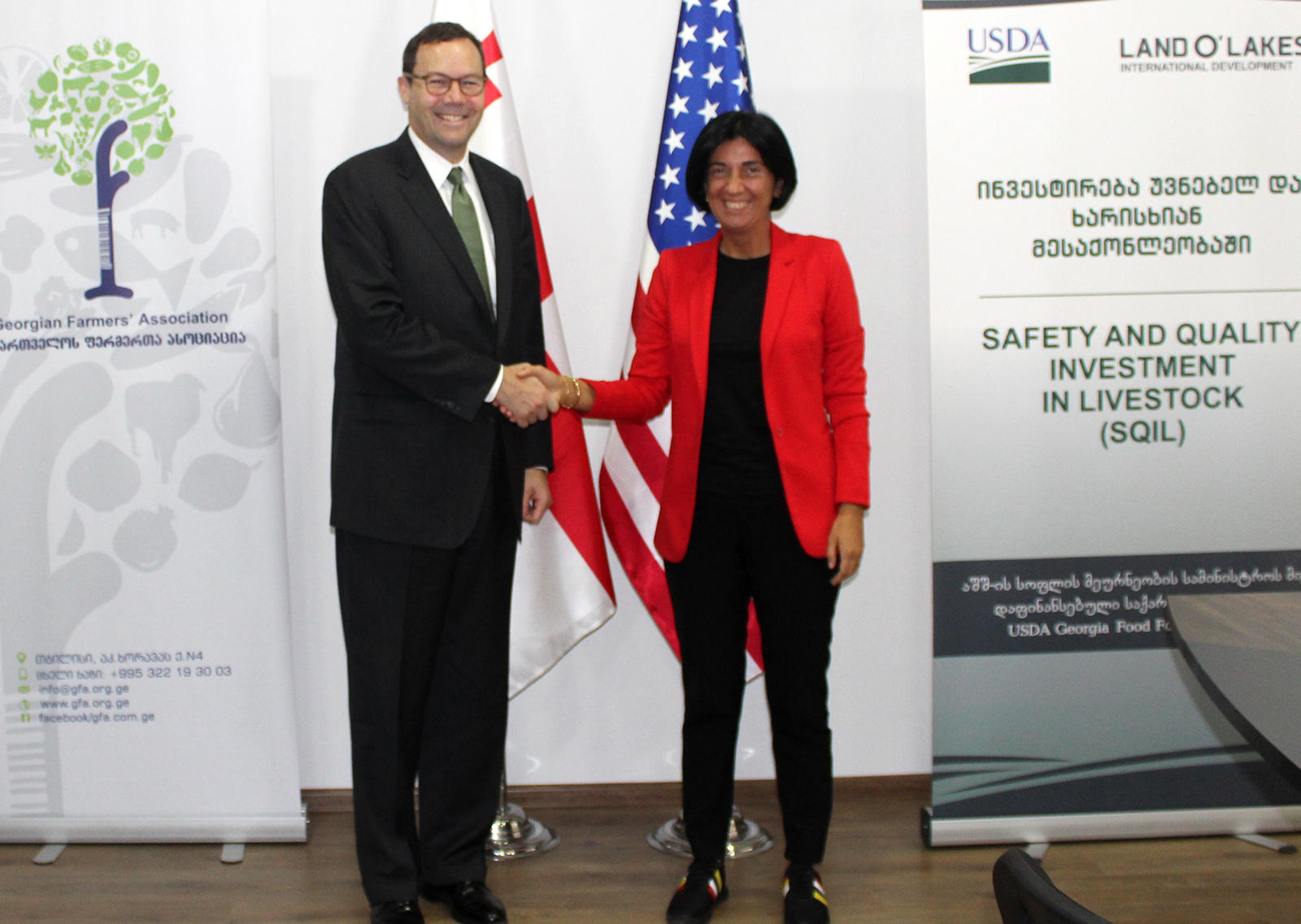 ნინო ზამბახიძე ამერიკული ორგანიზაცია Land O’Lakes Venture37-ის აღმასრულებელ დირექტორს შეხვდა