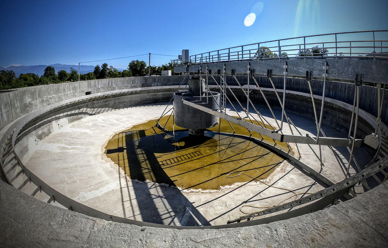 თელავში საკანალიზაციო გამწმენდი ნაგებობის მშენებლობა მიმდინარეობს