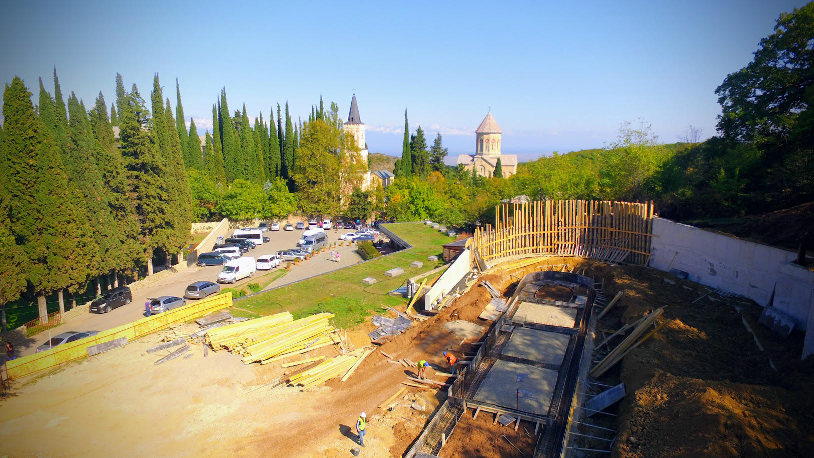 ბოდბის წმინდა ნინოს დედათა მონასტერთან ტურისტული ინფრასტრუქტურა ეწყობა