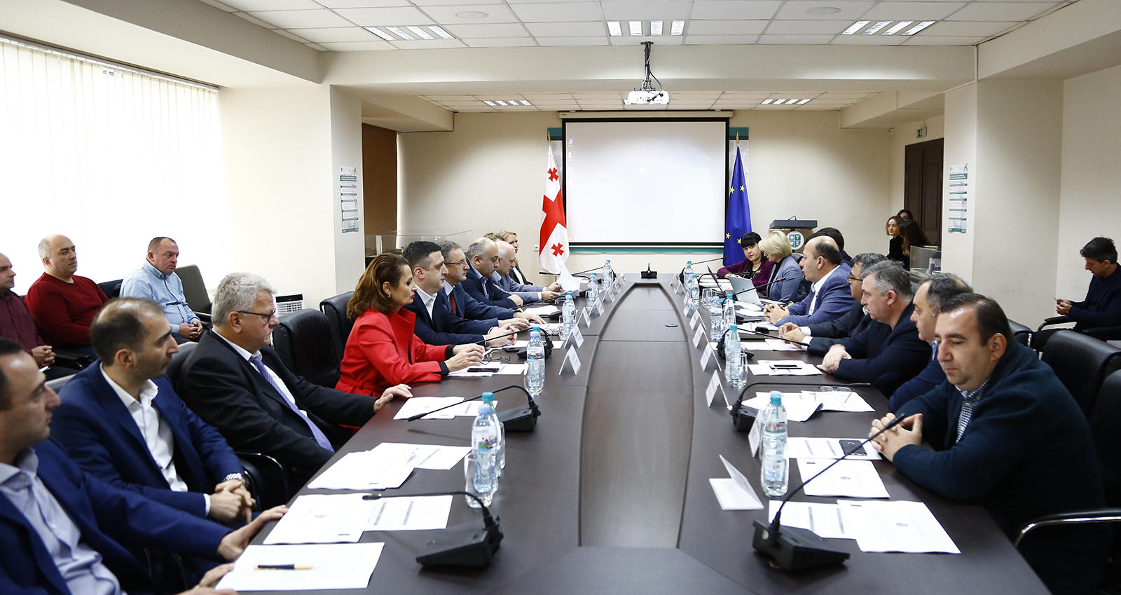 ტყიბულის შახტაში შრომის უსაფრთხოების მიმართულებით არსებული მდგომარეობის ანგარიში სოციალური პარტნიორობის სამმხრივი კომისიის წევრებს გააცნეს