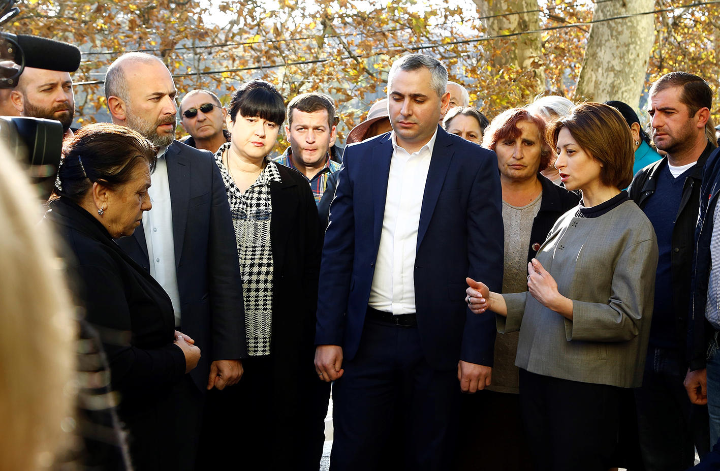 ეკატერინე ტიკარაძე ზესტაფონში, ქუთაისსა და სამტრედიაში დევნილ მოსახლეობას შეხვდა