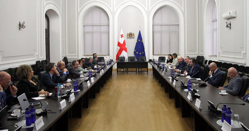 საგარეო უწყებაში ჟენევის საერთაშორისო მოლაპარაკებების თანათავმჯდომარეებთან შეხვედრა გაიმართა