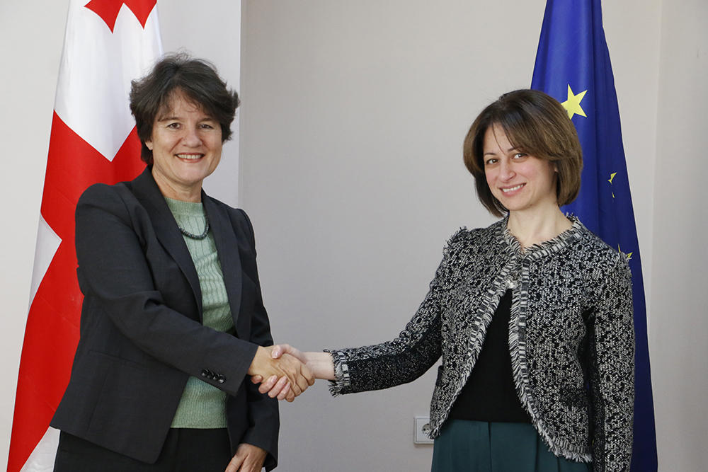 ეკატერინე ტიკარაძე გაერო-ს ლტოლვილთა უმაღლესი კომისარიატის საქართველოს წარმომადგენლობის ხელმძღვანელს შეხვდა