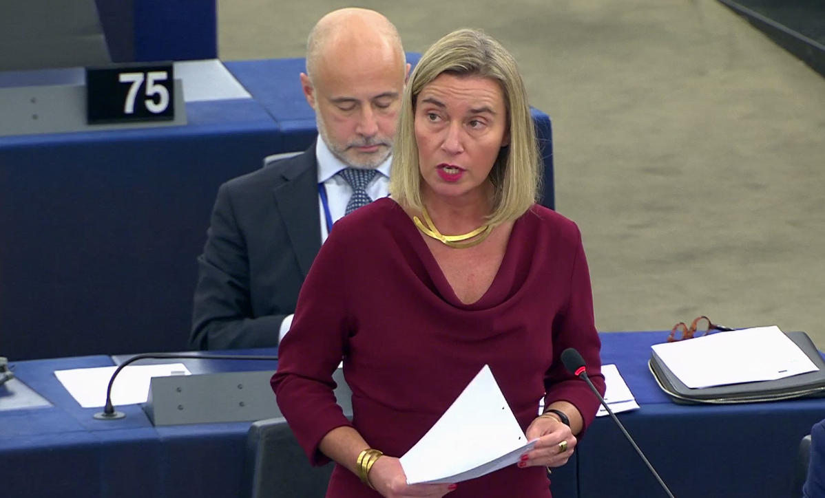 ფედერიკა მოგერინი - დღეს ვხედავთ რისკს საქართველოში კანონის უზენაესობის მიმართულებით, ზოგიერთი მნიშვნელოვანი რეფორმის განხორციელების შეფერხებაში