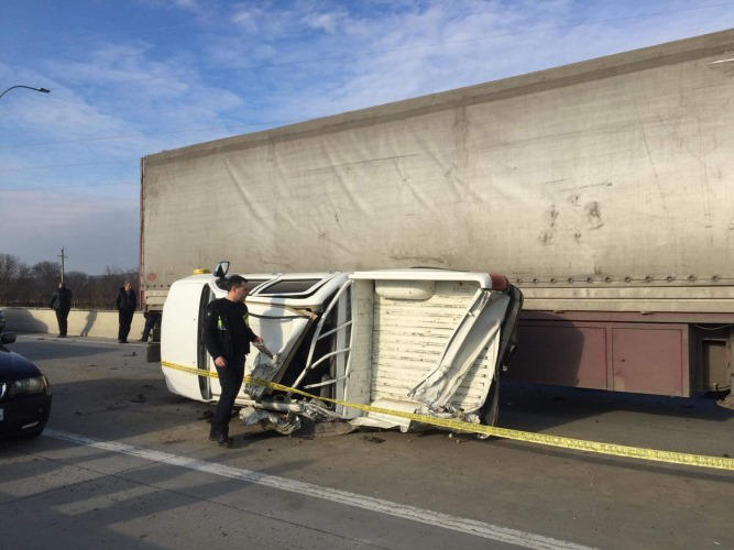 სოფელ რუისთან ავტოსაგზაო შემთხვევის შედეგად რამდენიმე ადამიანი დაშავდა