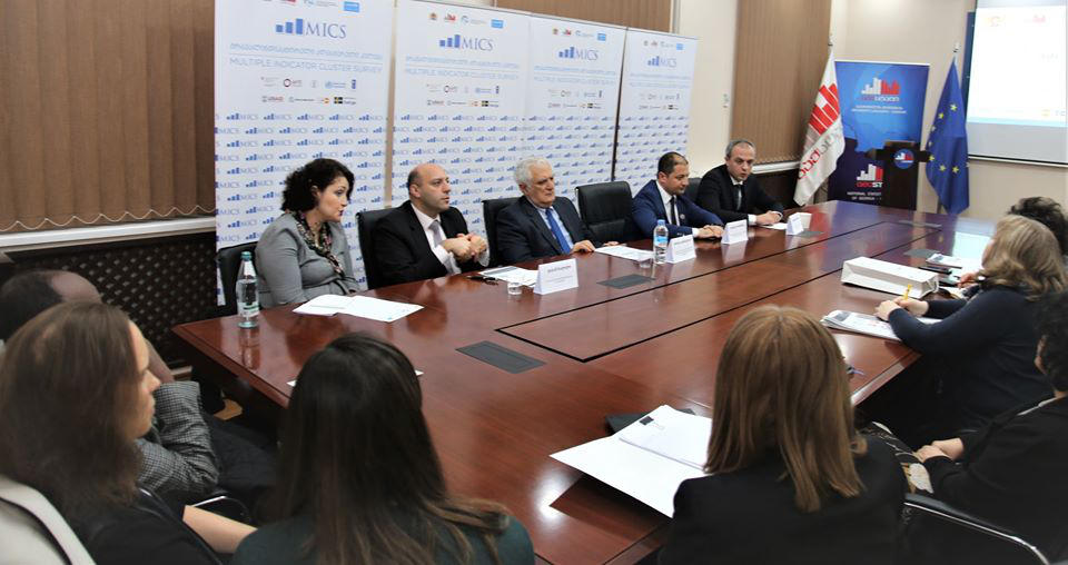 2018-2019 წლებში ჩატარებული მრავალინდიკატორული კლასტერული კვლევის შედეგები წარადგინეს