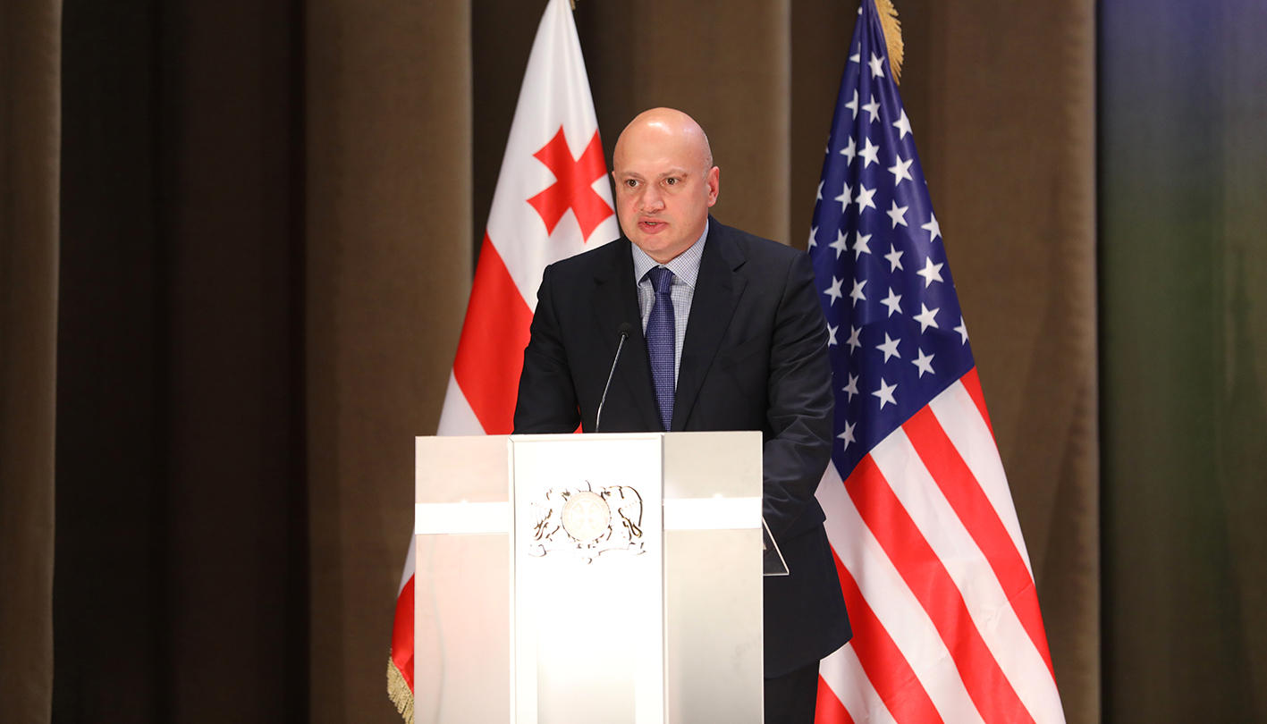 შს მინისტრის მოადგილე იოსებ ჭელიძე საქართველოსა და აშშ-ის ჯორჯიის შტატის ეროვნულ გვარდიებს შორის წარმატებული პარტნიორობის 25 წლის იუბილესადმი მიძღვნილ ღონისძიებას დაესწრო