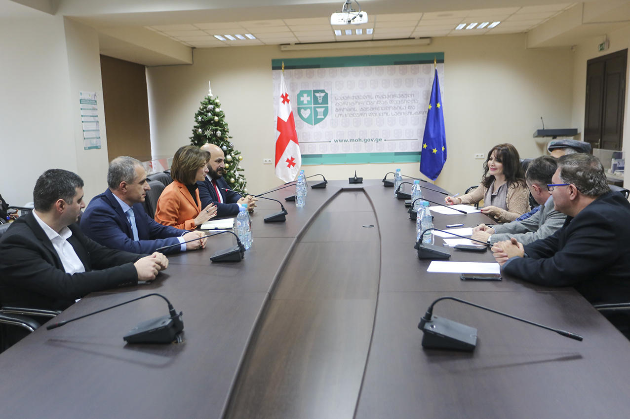 ჯანდაცვის სამინისტროს ისრაელის ნაციონალური სასწრაფო-სამედიცინო დახმარების ოფიციალური პირები ესტუმრნენ