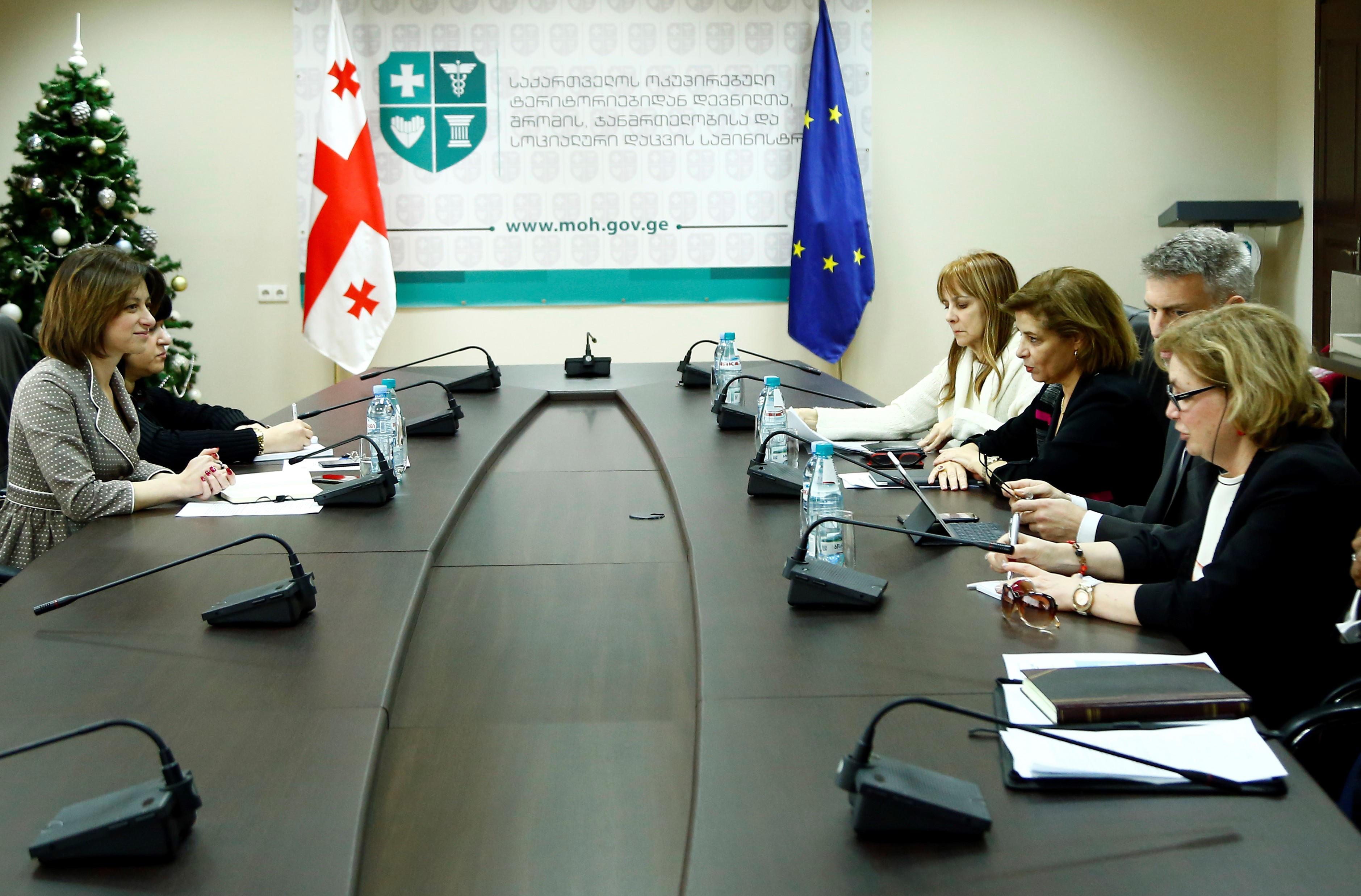 მსოფლიო ბანკის ვაშინგტონის დელეგაცია ჯანდაცვის სამინისტროს ეწვია