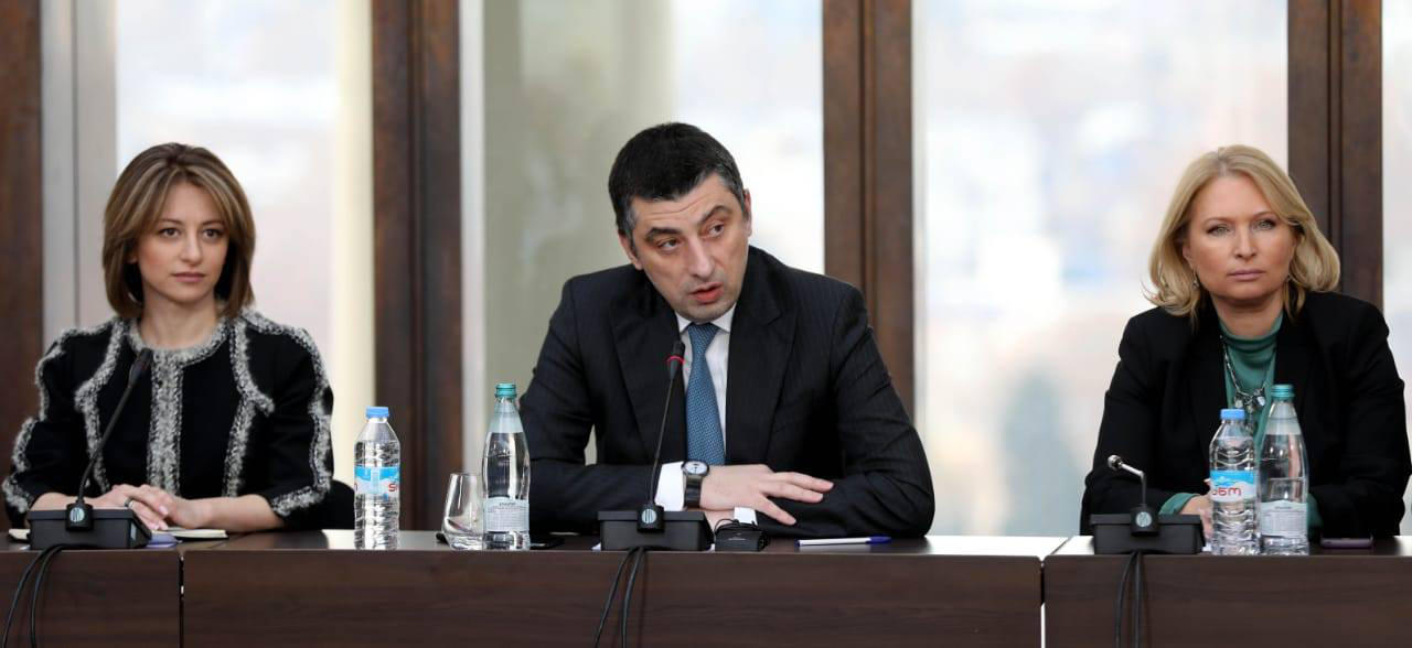 Giorgi Gakharia discusses universal health care programme with medical community