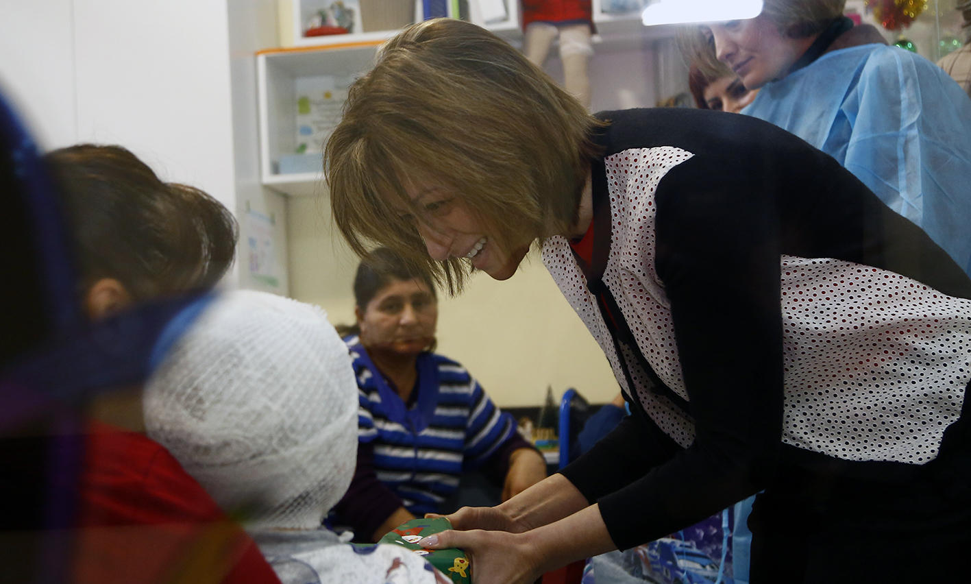 ჯანდაცვის მინისტრმა დამწვრობის ცენტრში ბავშვები მოინახულა