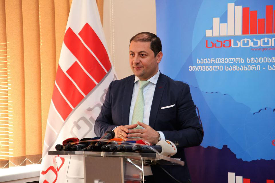 “საქსტატის” დირექტორი - 2020 წლის თებერვალში, საქართველოს ეკონომიკა 2.2%-ით გაიზარდა