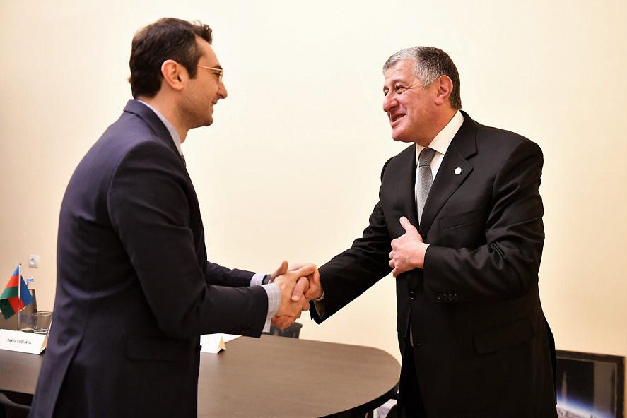 კახა კუჭავა საქართველოში აზერბაიჯანის რესპუბლიკის საგანგებო და სრულუფლებიან ელჩს, დურსუნ ჰასანოვს შეხვდა