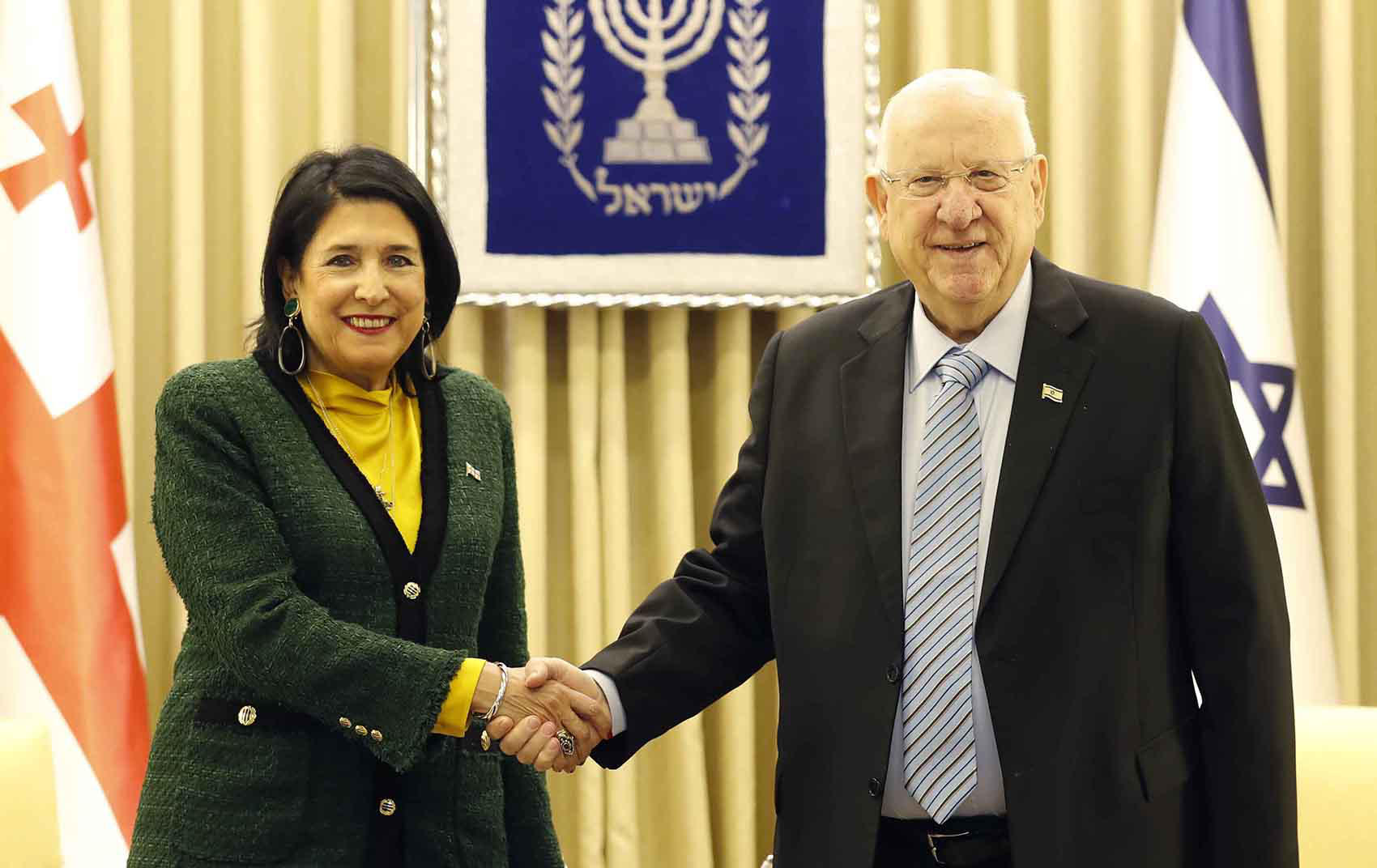 President’s press service says President of Israel promised President of Georgia to speed up the process of legal employment of Georgians in Israel