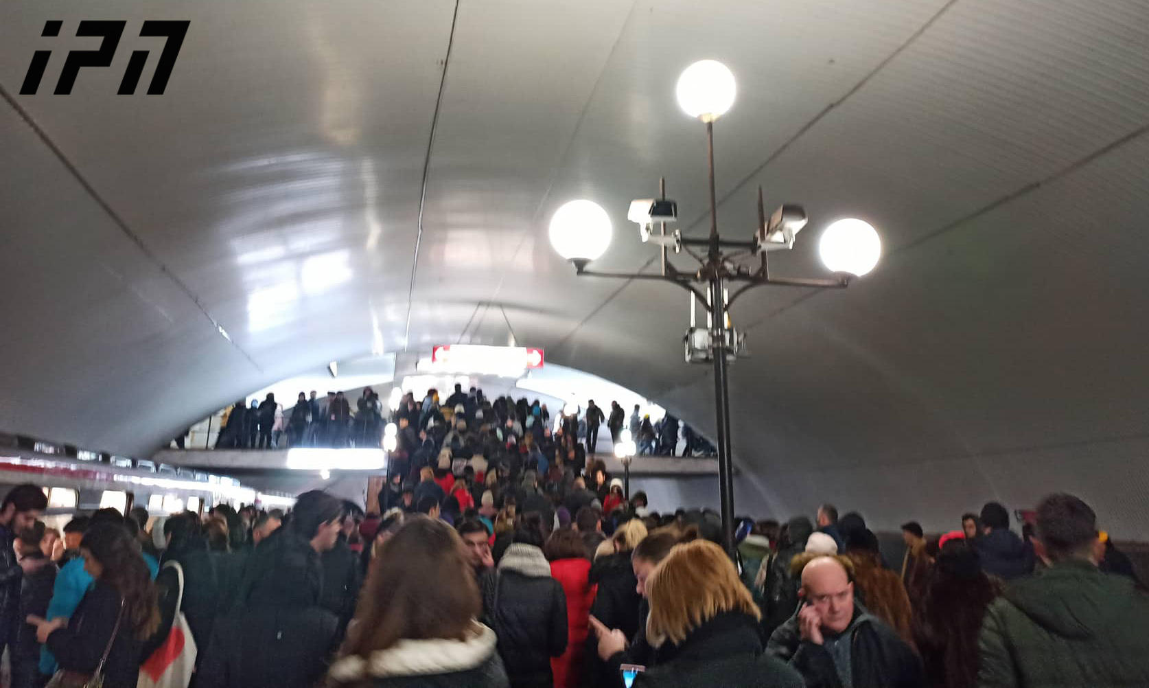 Перебои на Сабурталинской линии метро были вызваны пожаром на станции  «Делиси»