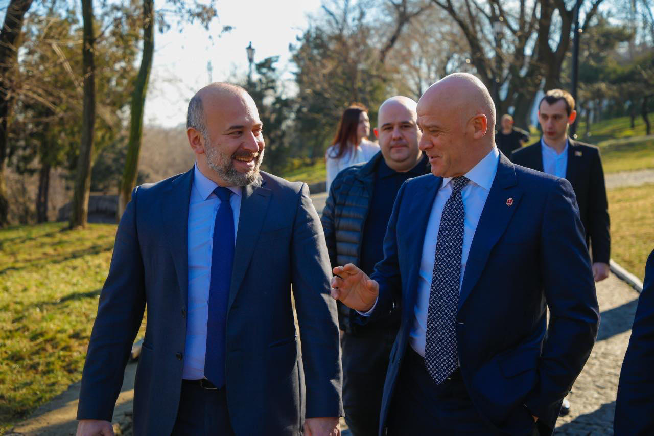 ზვიად შალამბერიძე ოდესის მერს შეხვდა